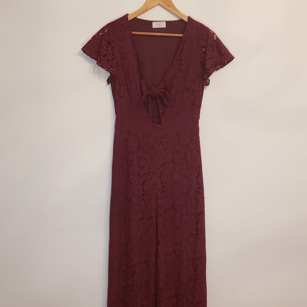 Lace Jumpsuit by Sage